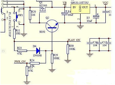 MOS管電子開關電路圖 MOS管電子開關電路圖